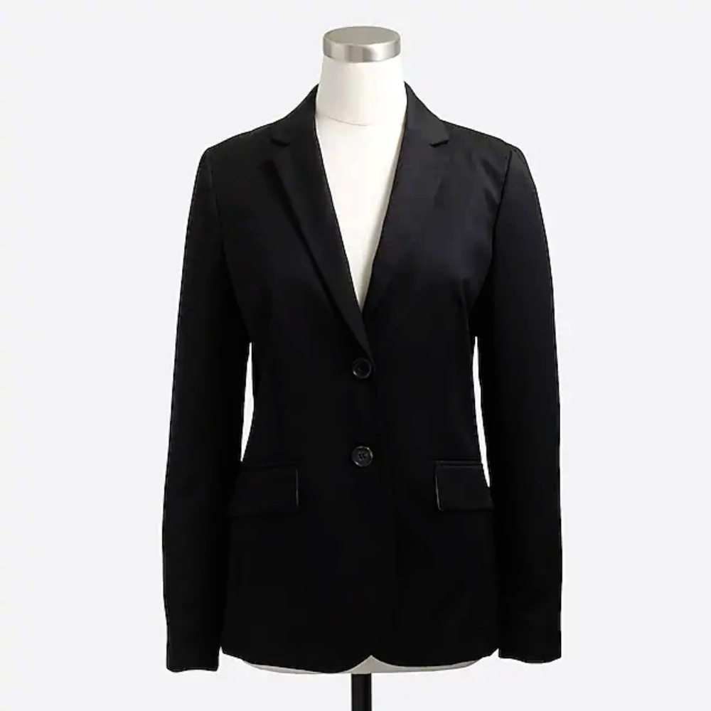 J.Crew Factory Black Suiting Jacket Blazer